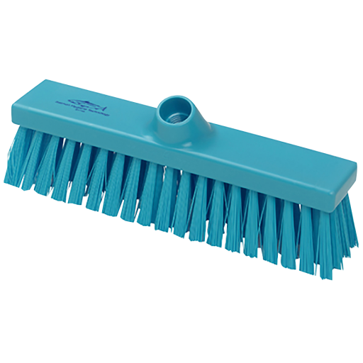280mm Stiff Hygiene Broom Blue - B1733-BLUE 