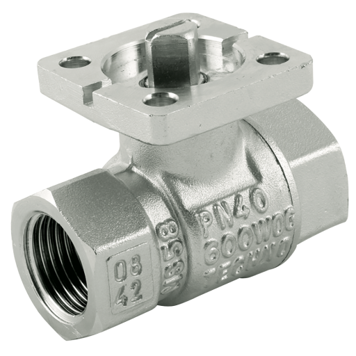 Ss 1.1/4" BSPP ISO 5211 Pad Valve 2009D - BV2-ISO-114 