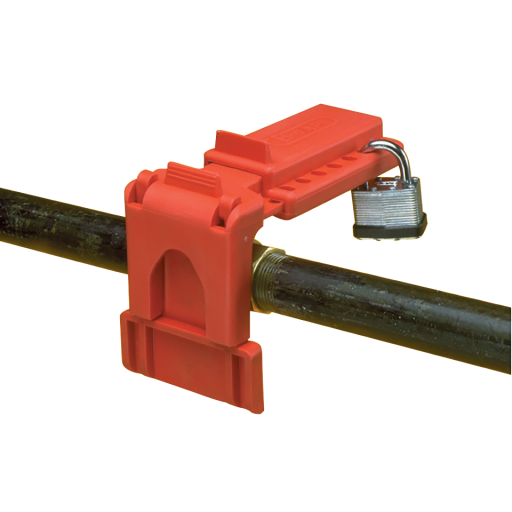 1/4" To 1" Ball Valve Lockout - BVL-04RED 