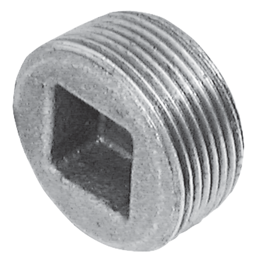 1/2" BSPT Countersunk Plug FIG149 Galvanised - C149-12 
