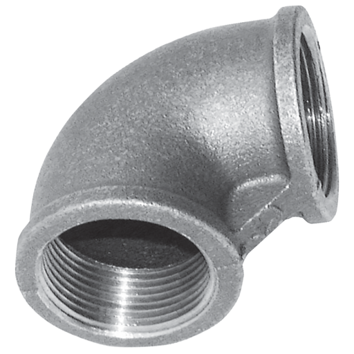 2" BSPT Female Equal Elbow FIG151 Galvanised - C151-2 