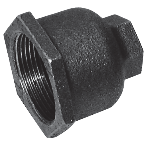 1" X 1/2" Reducung Socket Black - C179-1-12N 