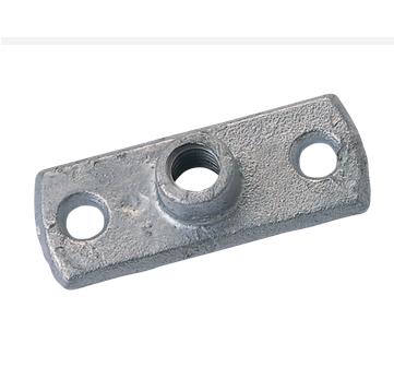 1/2" BSP Tapped Backplate FIG515 Galvanised - C515-12 