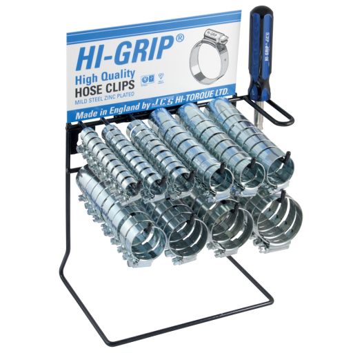 100 Clip Hi-Grip Zinc Plated Dispenser - DISPKZ1 