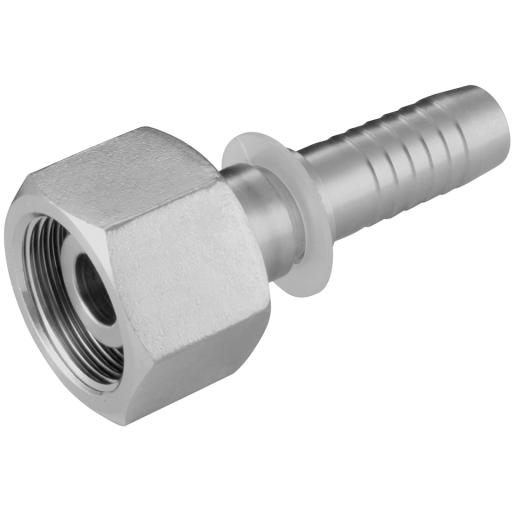 24 Cone M12 x 1.5 - 3/16" Hose Tail Stainless Steel - DKOL-06-DN05 