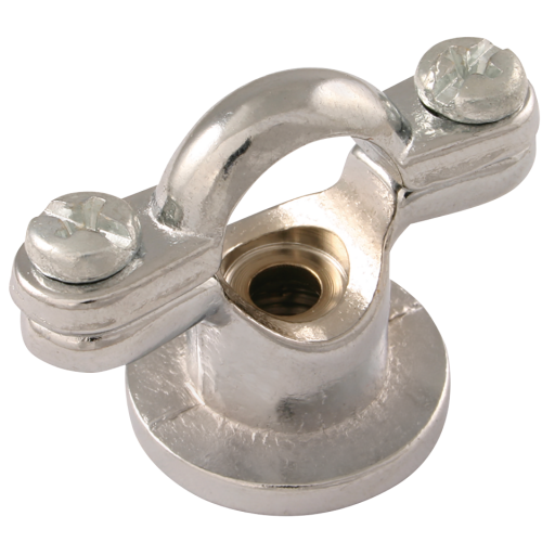 28mm OD Dual Purpose Pipe Clip Chrome Plated - EPS-DPBSP28CP-S 