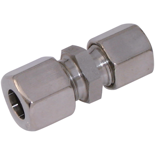 10mm X 06mm OD Reducing Coupler Stainless Steel (L) - GV10/6L-1.4571 