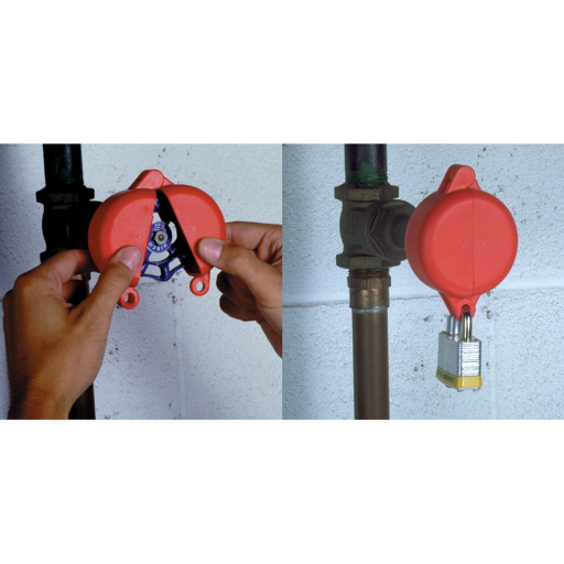 2.1/2" To 6.1/2" Gate Valve Lockout - GVL-40RED 
