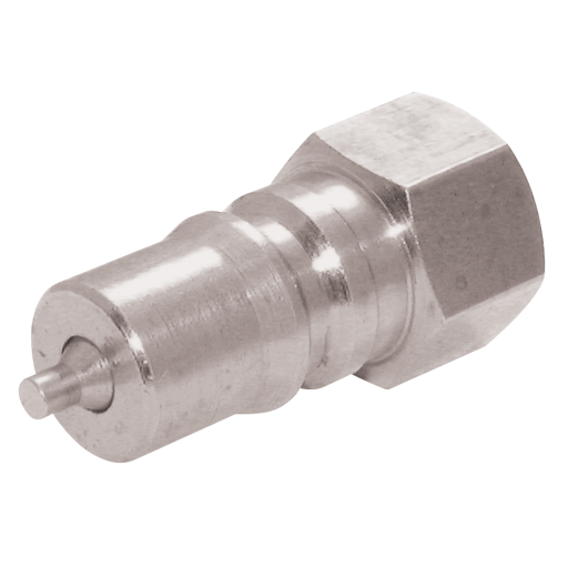 1/8" BSP Female ISO-B Plug Stainless Steel 316 - HKP02SS 