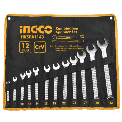 12 Pcs Combination Spanner Set - HKSPA1143 