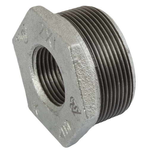 (BS FIG140) Reducer Bush 2.1/2" X 1.1/4" Galvanised - K-MI241-212-114 