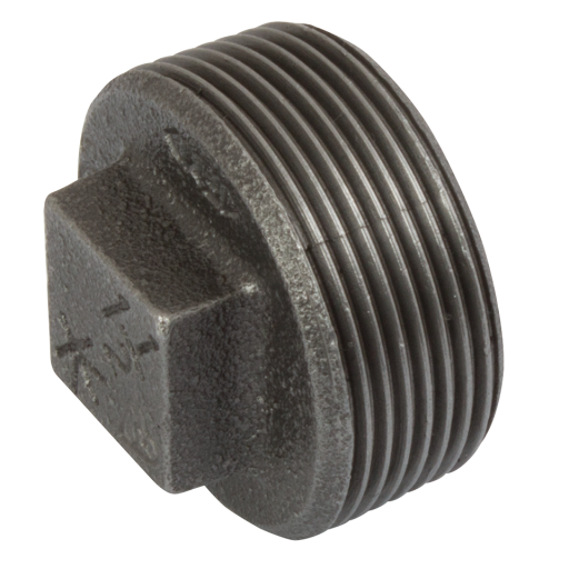 (BS FIG147) BSPT Hollow Plug 1.1/2" Galvanised - K-MI291-112 
