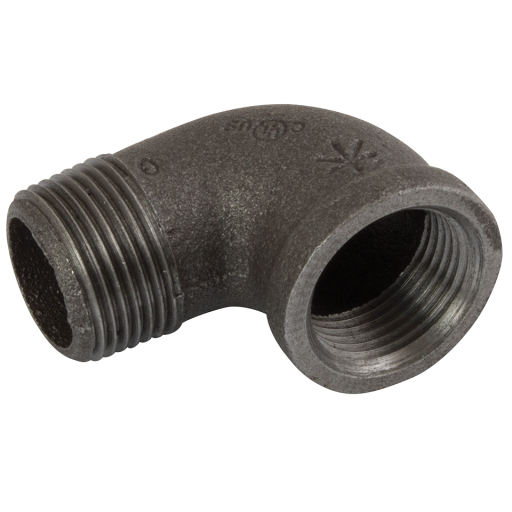 (BS FIG152) M X F BSPT 90 Elbow 1" Galvanised - K-MI92-1 