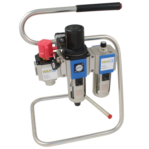 1/2" Filter/Regulator & Lubricator400 Shut Off & Gauge Auto FS - KCFS400-15-A-F-3 