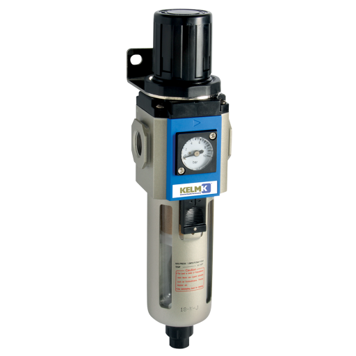 1/4" Filter, Regulator 300 Series Gauge & Bracket - KFRS300-08-F-3 