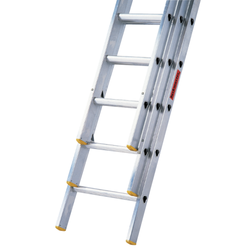 2.5m Aluminium External Ladder 3-Part Push-up - LADD-CT25T 