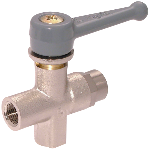 1/8" X 4mm Female Right Angled Ball Valve - LE-0483 04 10 