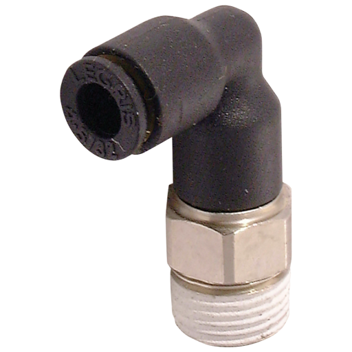 14mm OD X 1/2" Extended Male Stud Elbow - LE-3129 14 21 