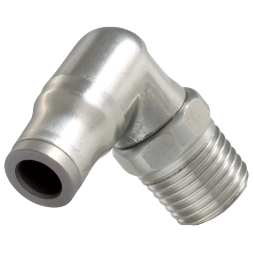 6mm X 1/4" Male Stud Elbow - LE-3889 06 13 