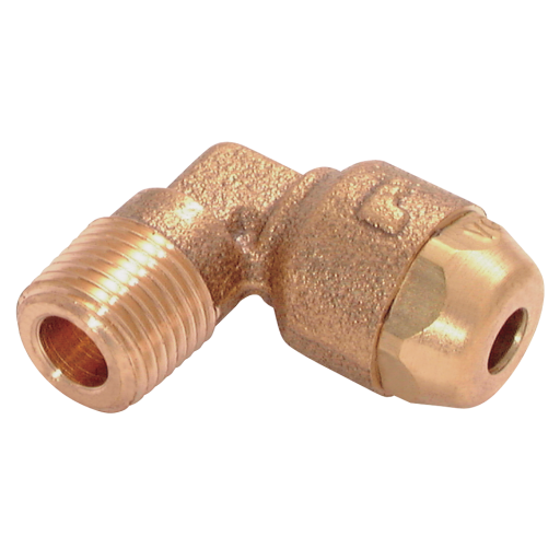 1/4" X 6mm Male Stud Elbow Taper - LE-6179 06 13 