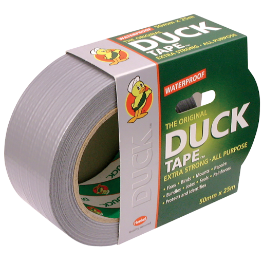 50mm Width X 25mtrs Duck Tape Roll - LOC-260499 