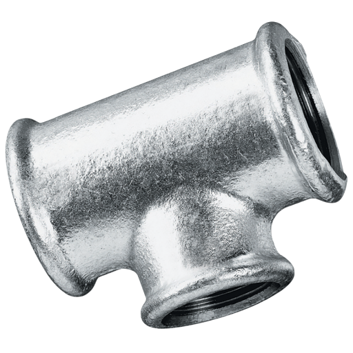 2" x 3/4" x 2" BSP Unequal Tee 90� GAL - MI130-2-34 