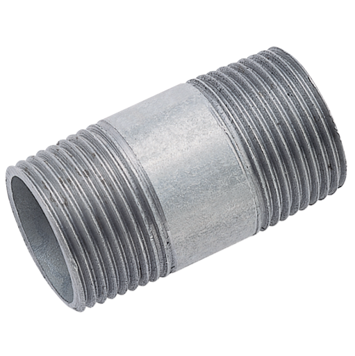 1.1/2" BSPT X 100mm Barrel Nipple Galvanised - MIB-112X100 