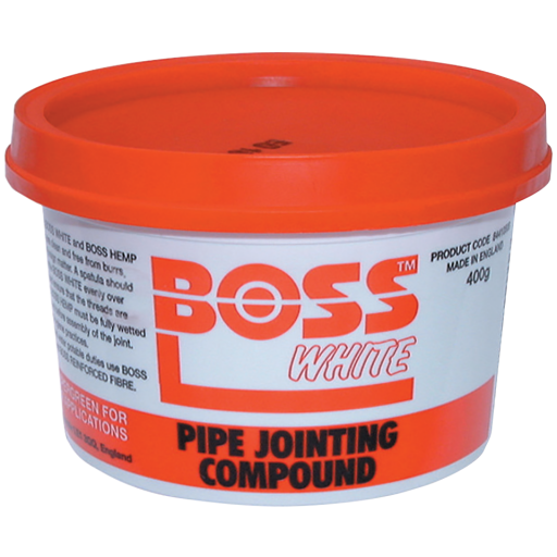 Boss White Jointing Paste 400grm Tub - MIBOSSW400 