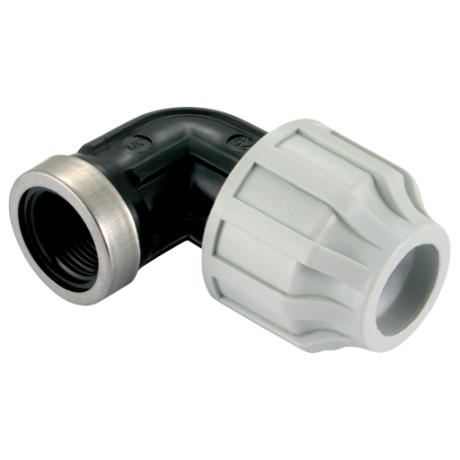 32mm OD X 3/4" BSPT Female Elbow Polypipe - PE-708.031 