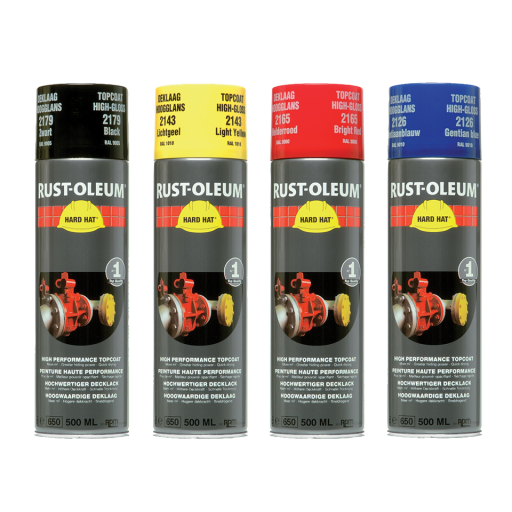 Topcoat Spray RAL 9005 Black Satin Gloss - RUS-2176 