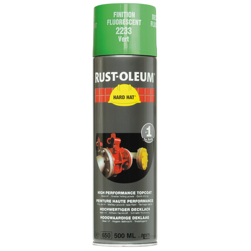 Topcoat 500ml Spray Fluo Green - RUS-2233 