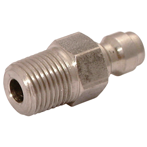 1/4" NPTF Male Plug Stainless Steel - T2T-15-303 