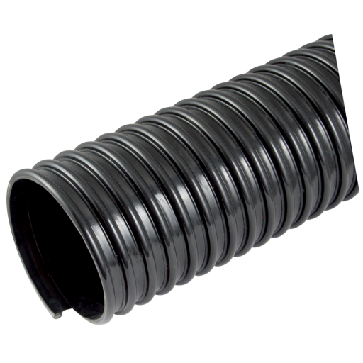 Series MD Smooth Black PVC Ducting 102mm Bore - URU-102-10 