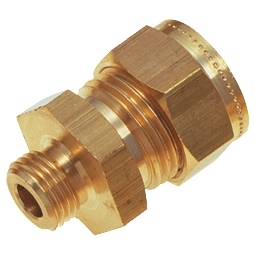 3/16" OD X 3/8" BSPP Male Stud Coupling - WADE-4061/8 