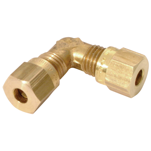 06mm OD Equal Brass Elbow - WADE-ME106 