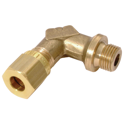 10mm OD X 3/8" BSPP Male Stud Elbow - WADE-ME110/241 