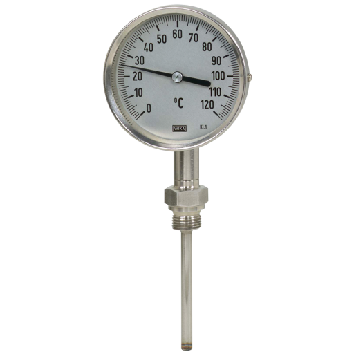 0-120 Stainless Steel Case Thermometer - WTG100-TE-120 