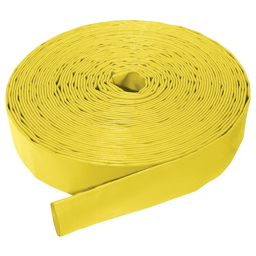 100mtr Coil 1" Bore Yellow Layflat Hose - YLH-1 