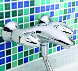 Fino 2 handle wall mount bath/shower mixer 2 hole - FINO.8 - DISCONTINUED