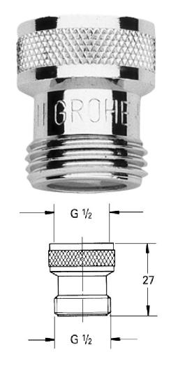 Grohe - Non-Return Valve x 2 - 1416500M - 14165 00M