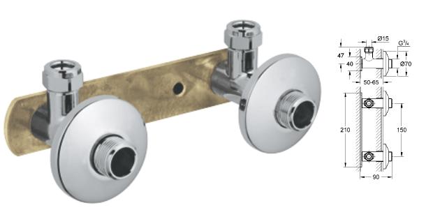 Grohe - Bracket For Wall Mounted Exposed Shower Installation - 18 153 000 - 18153