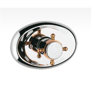 Grohe Sinfonia Thermostat-Central Battery Chrome / Gold - 19030IG0