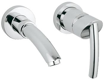 Grohe - Tenso 2 Hole Basin Mixer Wall Mounted HP - 19289000 - 19289