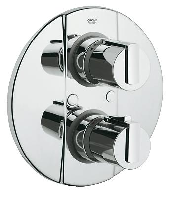 Grohe Grohtherm 2000 Thermostat With Integrated 2-Way Diverter For Bath Or Shower With More Than One Outlet - 19355000