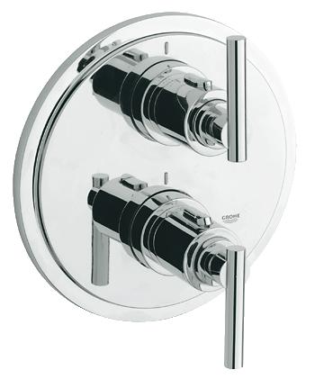 Grohe Atrio Thermostat With Integrated 2-Way Diverter For Bath Or Shower With More Than One Outlet - 19399000