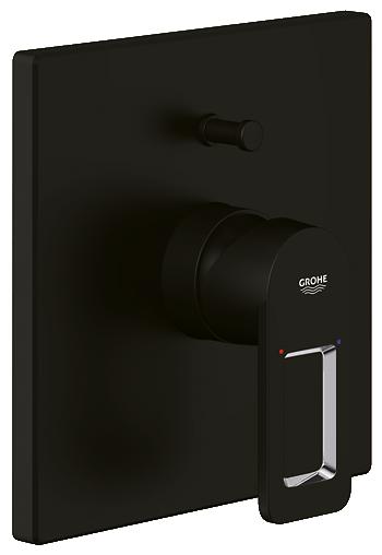 Grohe - Quadra Single - lever Bath/Shower Mixer Trim Velvet Black - 19456KS0 - 19456 KS0 - DISCONTINUED 