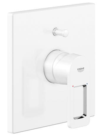 Grohe - Quadra Single - lever Bath/Shower Mixer Trim Moon White - 19456LS0 - 19456 LS0 - DISCONTINUED 