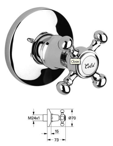 Grohe - Arabesk Concealed Valve Exposed Part - DISCONTINUED - 19851000 - 19851