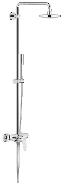 Grohe Eurodisc Cosmopolitan System 180 Shower System With Single Lever For Wall Mounting - 23058002