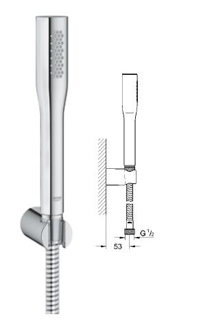 Grohe - Euphoria Cosmopolitan Hand Wall-Holder Set - 27 369 000 - 27369